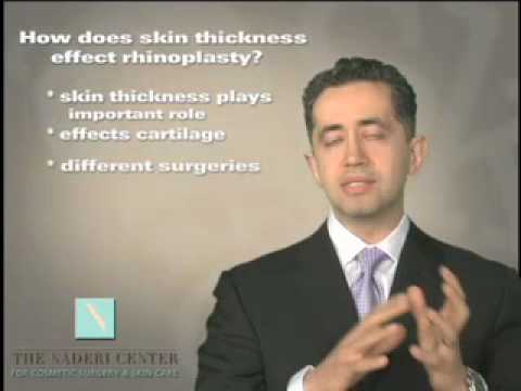 How skin thickness affects nose reshaping - Washington DC - Dr. Shervin Naderi