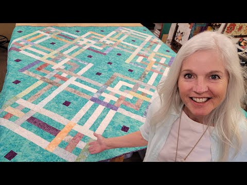 THIS IS SIMPLE?? FABULOUS "BAKER'S LATTICE" QUILT!!