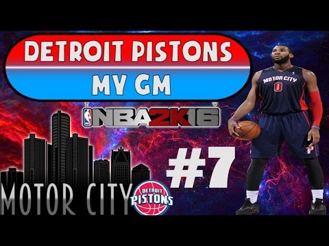 NBA 2K16 Detroit Pistons MY GM Ep. #7 - WORST LUCK EVER!