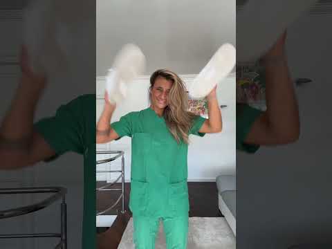 From Nurse to Sporty Girl! What do you think of this transition? 🩺➡️👟