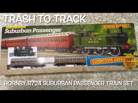 Trash to track | Hornby R724 Suburban Passenger train set. 