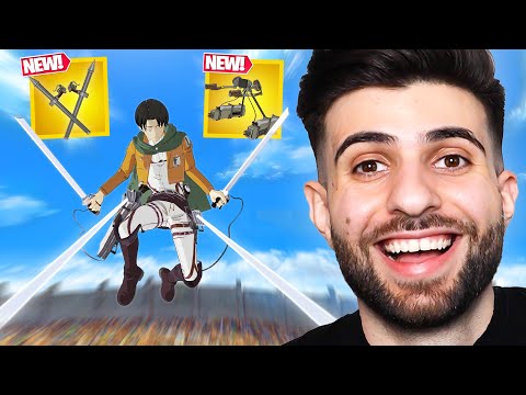 The ATTACK ON TITAN Update in Fortnite!