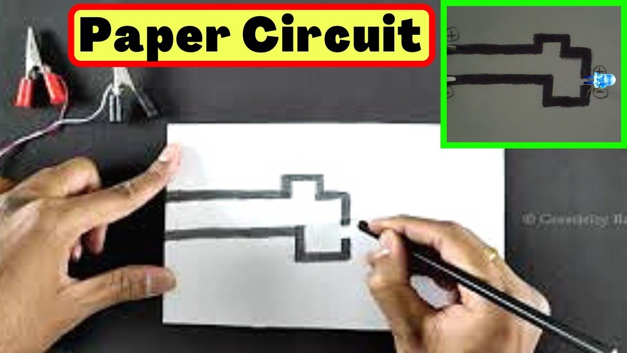 How to make Paper Circuit with Pencil - School Project Ideas