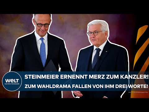 DEUTSCHLAND: Steinmeier ernennt Merz zum Kanzler! Drei Worte von ihm  deuten das Wahldrama an!