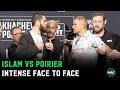 Islam Makhachev vs. Dustin Poirier INTENSE Face To Face