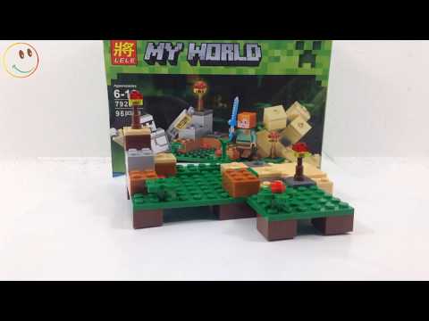 All Lego Minecraft Minifigure Summer 2017 | Build Your Own Creation 79285 | Lego Speed Build