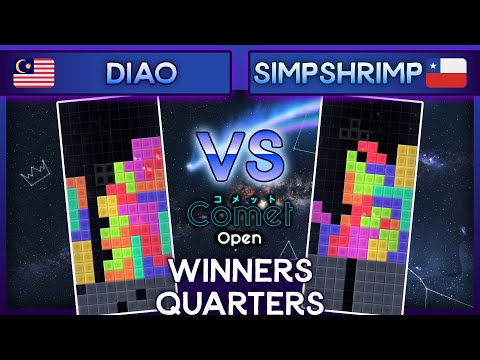 VTT Comet Open - Diao Vs. SimpShrimp - Winners Quarters TETR.IO Tournament.mkv