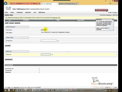 CCNP Collaboration Self Study Kit - Demo  - Telepresence VCS Option Key
