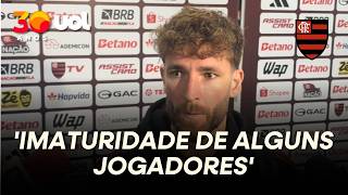 LÉO PEREIRA CRITICA PROVOCAÇÕES DO PALMEIRAS EM DERROTA DO FLAMENGO: 'IMATURIDADE DE JOGADORES'