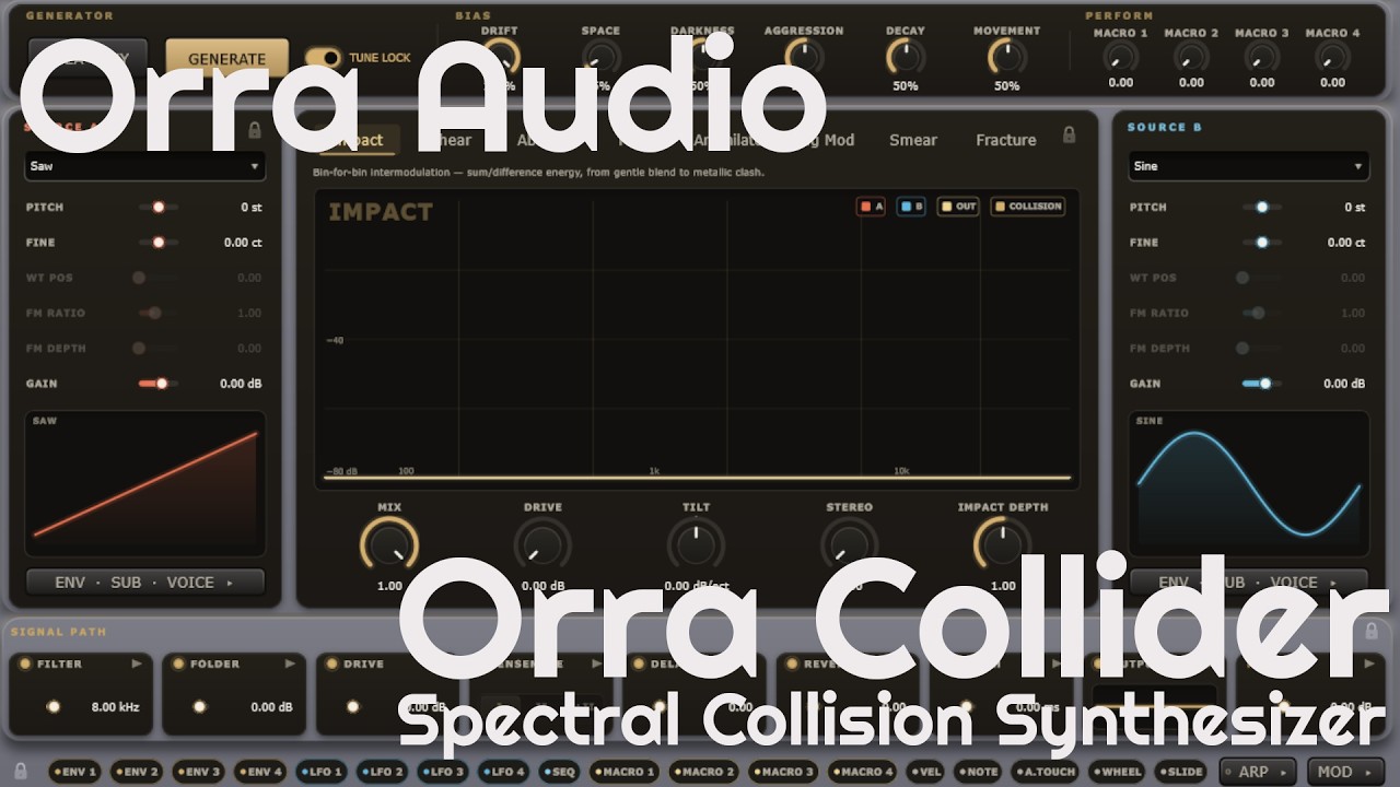 Orra Collider Synthesizer by Orra Audio (No Talking)