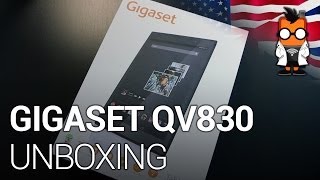 Gigaset QV830 8inch quadcore tablet unboxing and hands on first impressions [ENG]