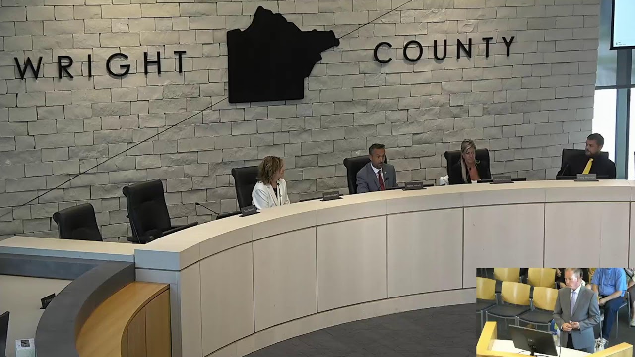 Wright County Board Meeting 08-25-2026