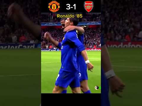 Prime Ronaldo vs Arsenal (3-1) All Goals 