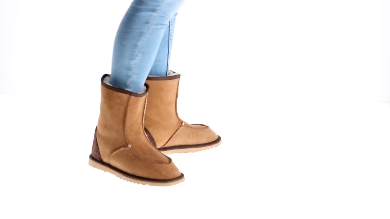 Short Jackaroo Schapenvacht Boot Dames