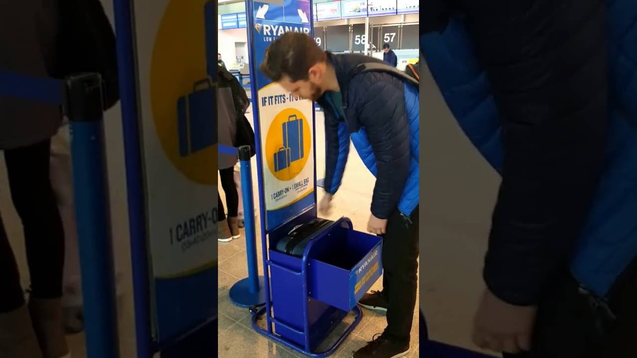 Cabin Max Turin Ryanair hand luggage gauge test