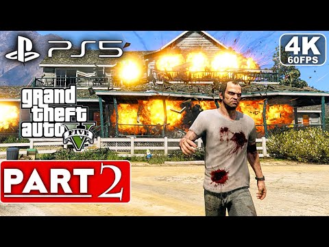 GTA 5 PS5 Gameplay Walkthrough Part 2 FULL GAME [4K 60FPS RAY TRACING] -  No Commentary