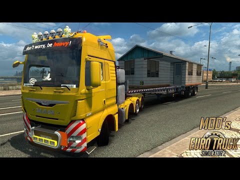 MAN TGX EURO 6 & OVERSIZE TRAILERS for [1.26] Free download ETS2 (Euro Truck Simulator 2)