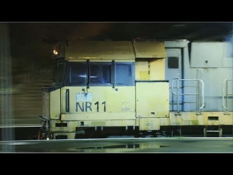 "Steelink" Steel Train at Night - Australian Freight Train in NSW