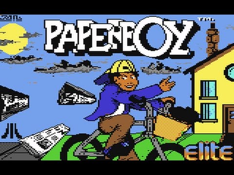 Game Over-music from Paperboy on Commodore 64