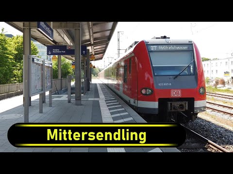 S-Bahn Station Mittersendling - Munich 🇩🇪 - Walkthrough 🚶