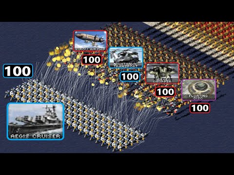 Aegis Cruiser Anti-Air Capabilities - Red Alert 2