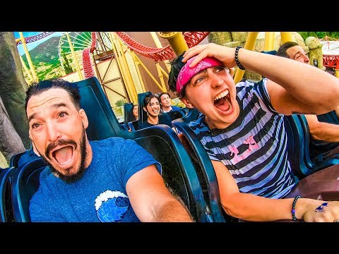 TAKING OVER AN AMUSEMENT PARK!! w/ Sam, Colby, Corey & Andrea Video