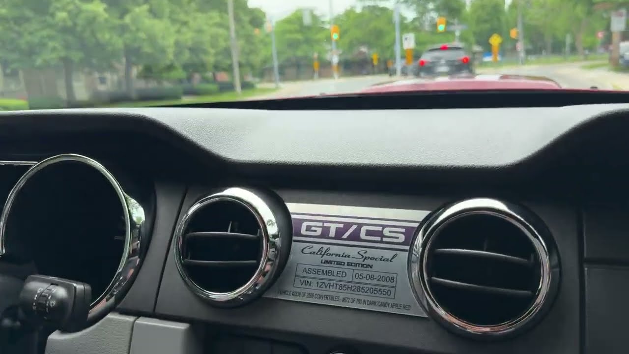 **SOLD on the CCC Buy-It-Now Lot** 2008 Ford Mustang GT/CS Convertible