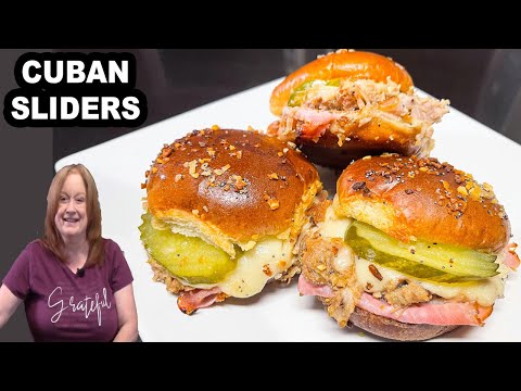 CUBAN SLIDERS, A classic sandwich perfect for appetizers, lunch, or dinner