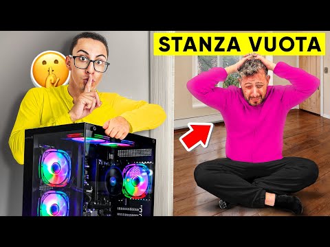 I EMPTY CICCIO'S ROOM WITHOUT HIS KNOWLEDGE 😂