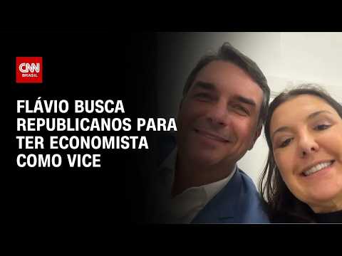 Flávio Bolsonaro busca apoio do Republicanos para ter economista como vice | BASTIDORES CNN