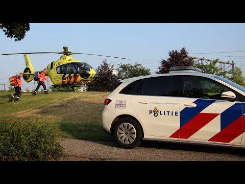 Lifeliner 3 stijgt op na Medische Noodsituatie aan de Eksterstraat in Oss