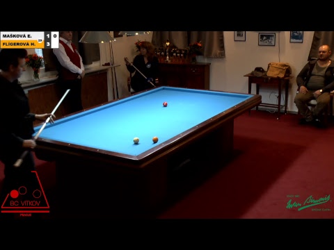 Czech National Championship 3-cushion - Group - Hana FLÍGEROVÁ vs Eva MAŠKOVÁ
