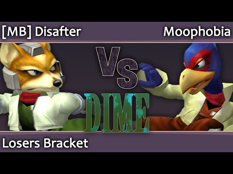 DIME 12 Melee - MB Disafter (Fox) vs Moophobia (Falco) - Losers Bracket