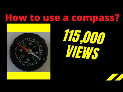 How To Find Directions Using A Compass Needle? | how to use compass | compass directions