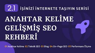 2.1.Anahtar Kelime Araştırması Nasıl Yapılır Gelişmiş SEO Rehberi #seo