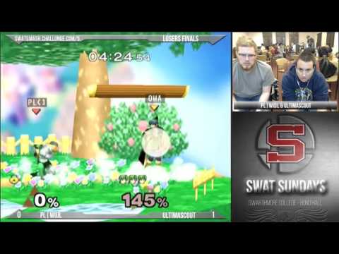 Swat Sundays #5: Widl (Peach) vs Ultimascout (Marth) - Losers Finals