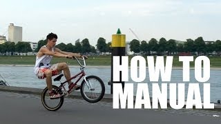 Как делать Мэнуал на BMX - How to Manual on a BMX / MTB | Школа BMX Online #3 Дима Гордей
