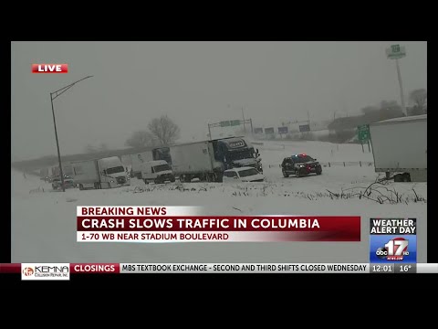 I-70 traffic stalls in Columbia