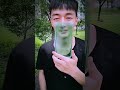 Green phone-shaped ice block #iceboy #food #trending #viral #ice