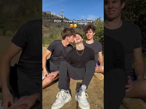 Three boys in love 😍 #boys #love #couple #happiness