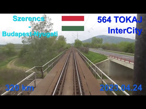 Route Szerencs-Nyíregyháza-Debrecen-Szolnok-Budapest.Nyugati, 564 TOKAJ IC (BpKeleti-BpNyugati)