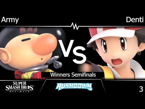 Rushdown 3 - GBSG | Army (Olimar) vs Denti (PT) Winners Semifinals - SSBU