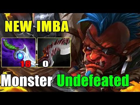 [Troll Warlord] Real Monster Is Back Undefeated Crazy Hit Cancer Build 18KiLLs (FullGame Dota2 7.24)