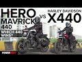 Hero Mavrick Vs Harley Davidson X440 Which 440cc Bike To Choose Detailed Comparison PowerDrift