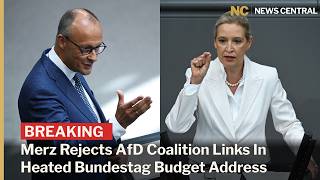 FIERY SPEECH: German Chancellor Merz Rejects AfD Coalition Policy Duri