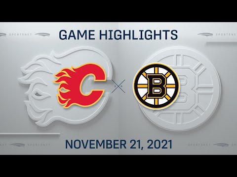 NHL Highlights | Flames vs. Bruins - Nov. 21, 2021