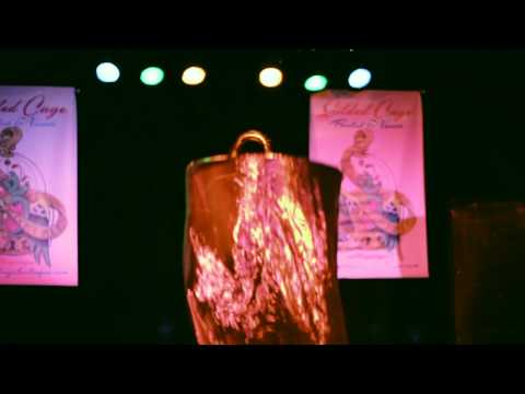 Ruby Sparkle performing at the Gilded Cage Burlesque and Variete' show