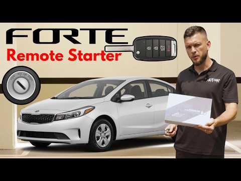Kia Forte 2017-2018 Remote Engine Starter install | Key Ignition | MyKey Premium