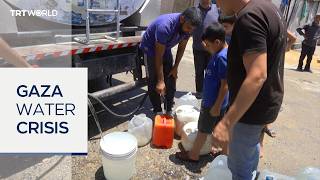 Gaza faces severe water shortages as aid groups blame Israeli restrictions on supply