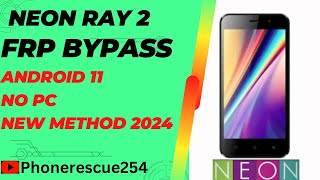 FRP Bypass All NeonRay Android 11(New Method 2024)